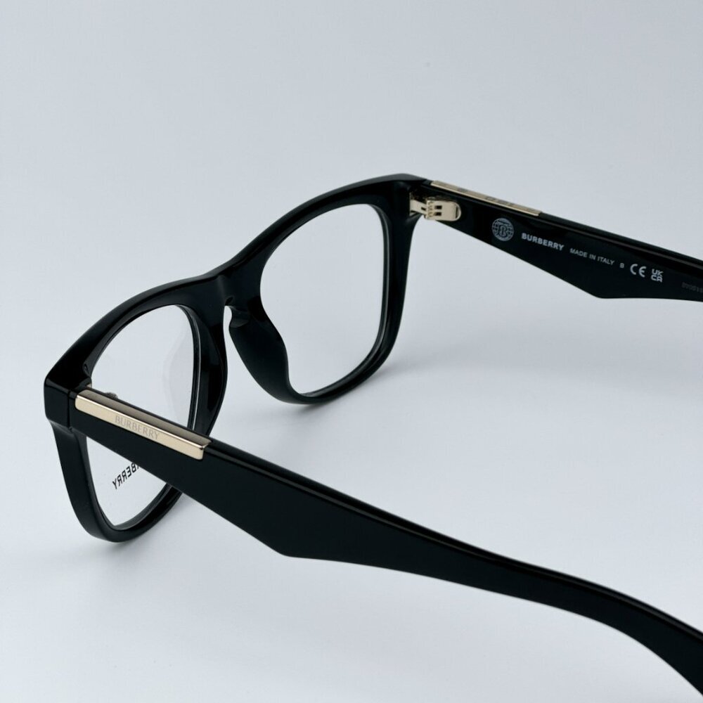 Burberry BE2409 3001 BRAND NEW Eyeglasses Black Square Unisex - Picture 8 of 10